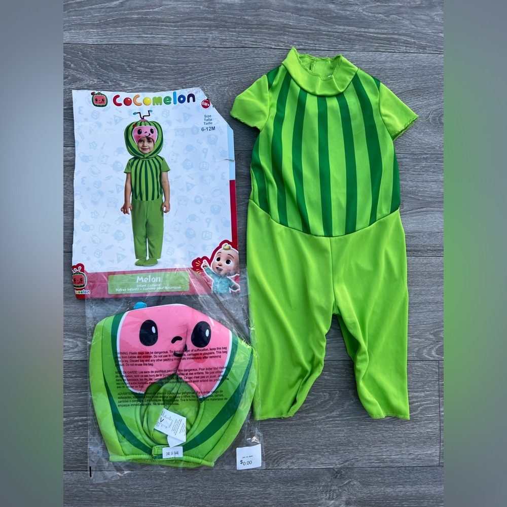 New Cocomelon Halloween costume size 6/12M